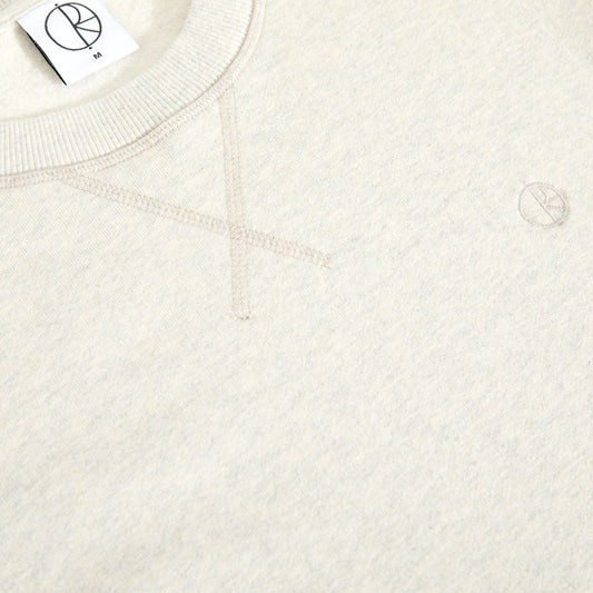 Polar Frankie Crewneck Ivory Grey Melange