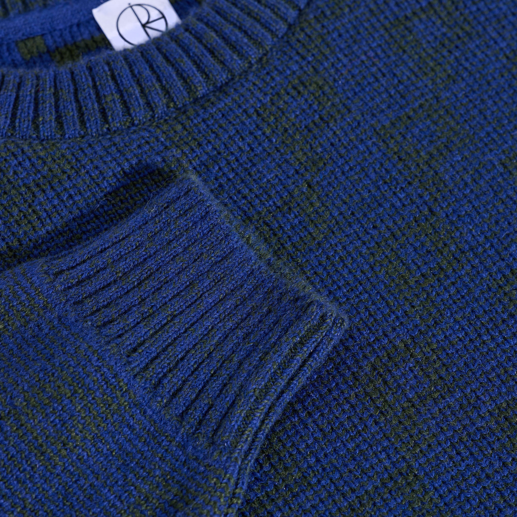 Polar George P Pattern Sweater Blue / Green