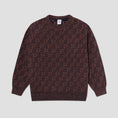 Load image into Gallery viewer, Polar George P Pattern Sweater Navy / Orange
