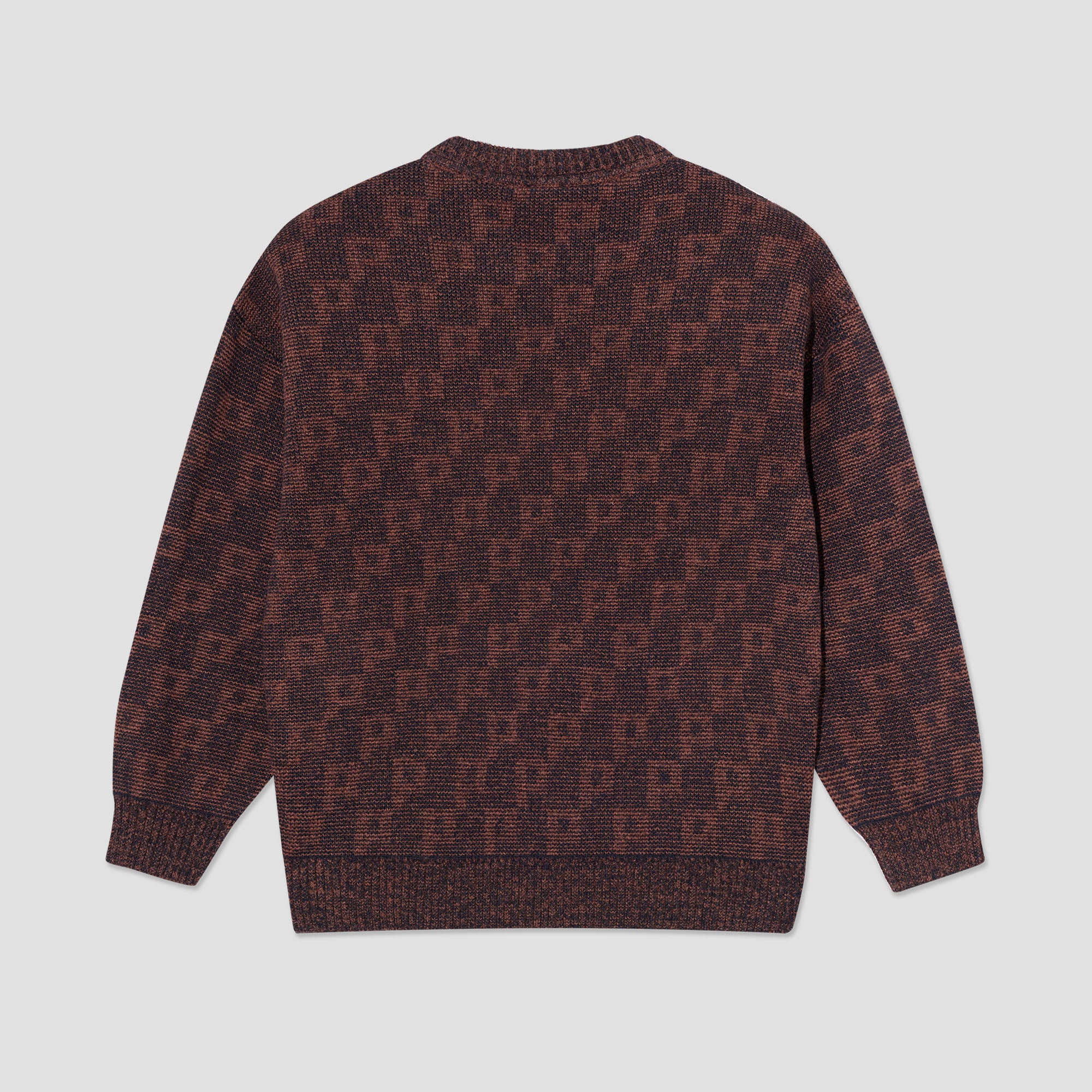 Polar George P Pattern Sweater Navy / Orange