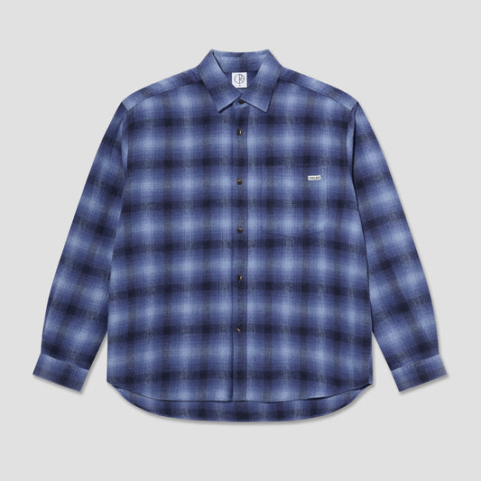 Polar Mitchell Longsleeve Shirt Shadow Check Blue
