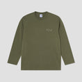 Load image into Gallery viewer, Polar Steve Stroke Logo Longsleeve T-Shirt Army Green
