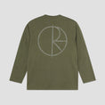 Load image into Gallery viewer, Polar Steve Stroke Logo Longsleeve T-Shirt Army Green
