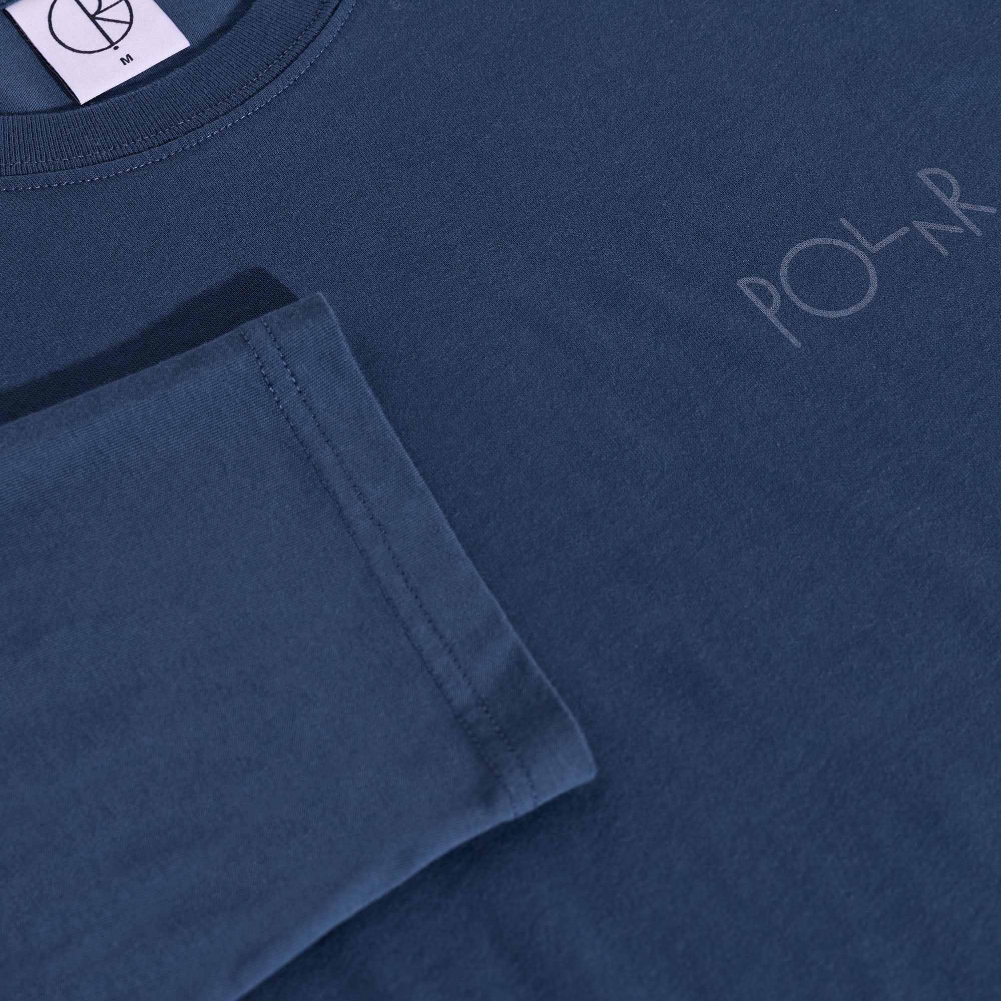 Polar Steve Stroke Logo Longsleeve T-Shirt Space Blue
