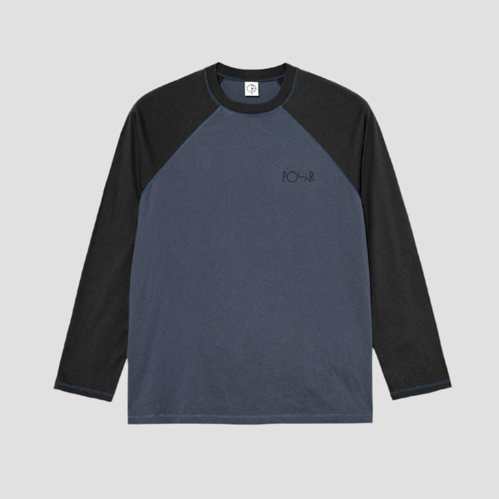 Polar Stevie Longsleeve T-Shirt Grey Blue / Black