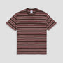 Polar Stripe T-Shirt Brown / Red