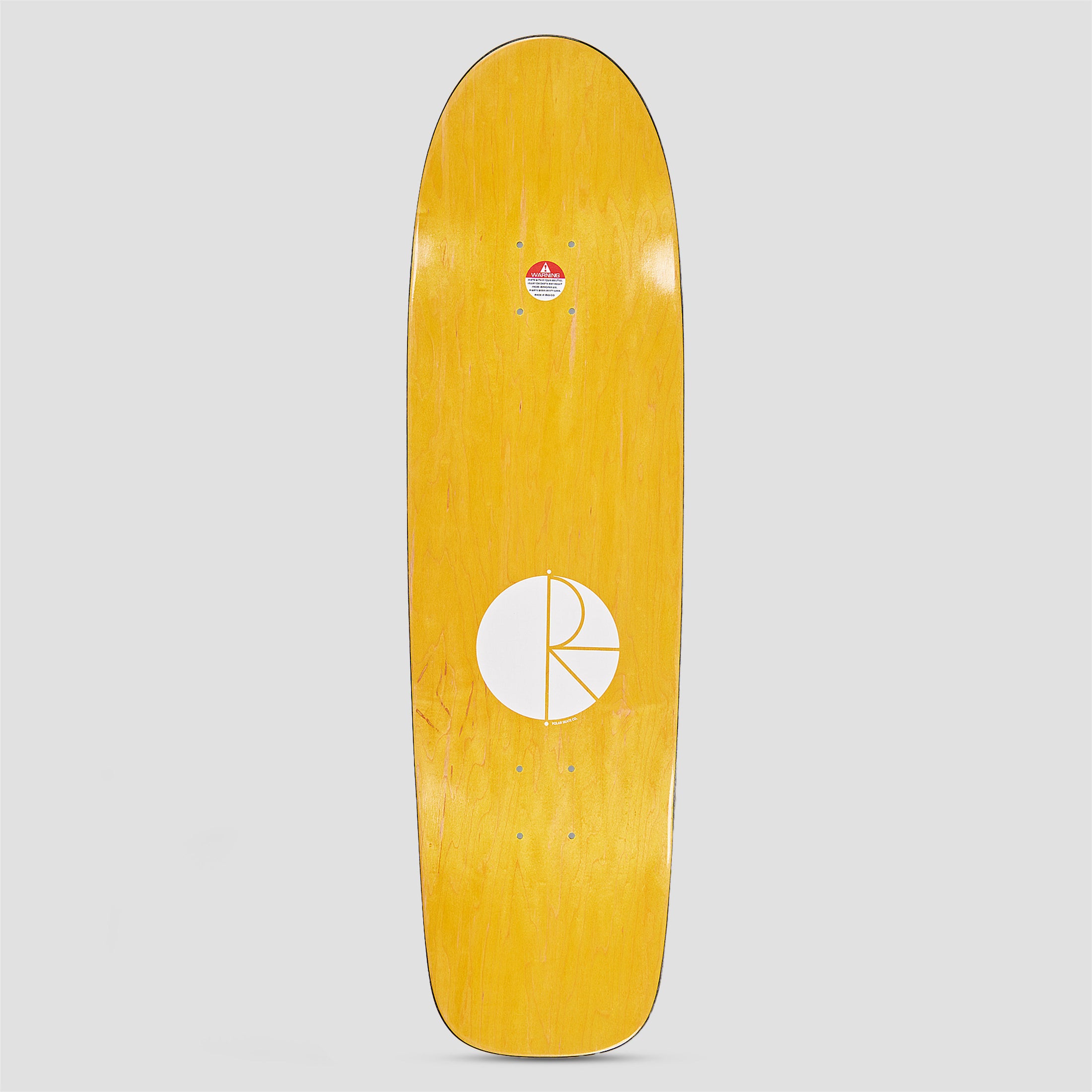 Polar Surf Jr Dane Brady Mopping White Skateboard Deck