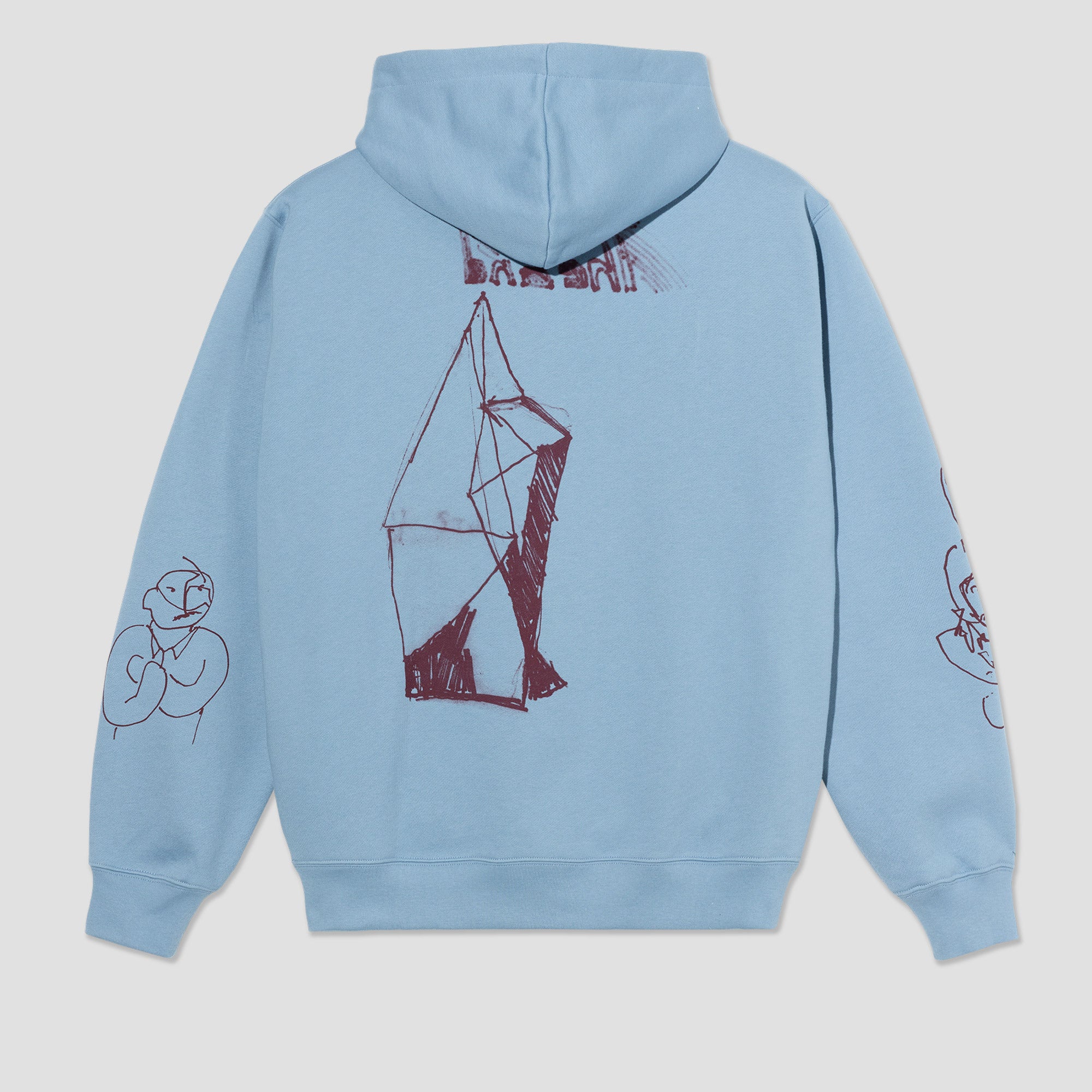 Polar The End Dave Hoodie Dove Blue