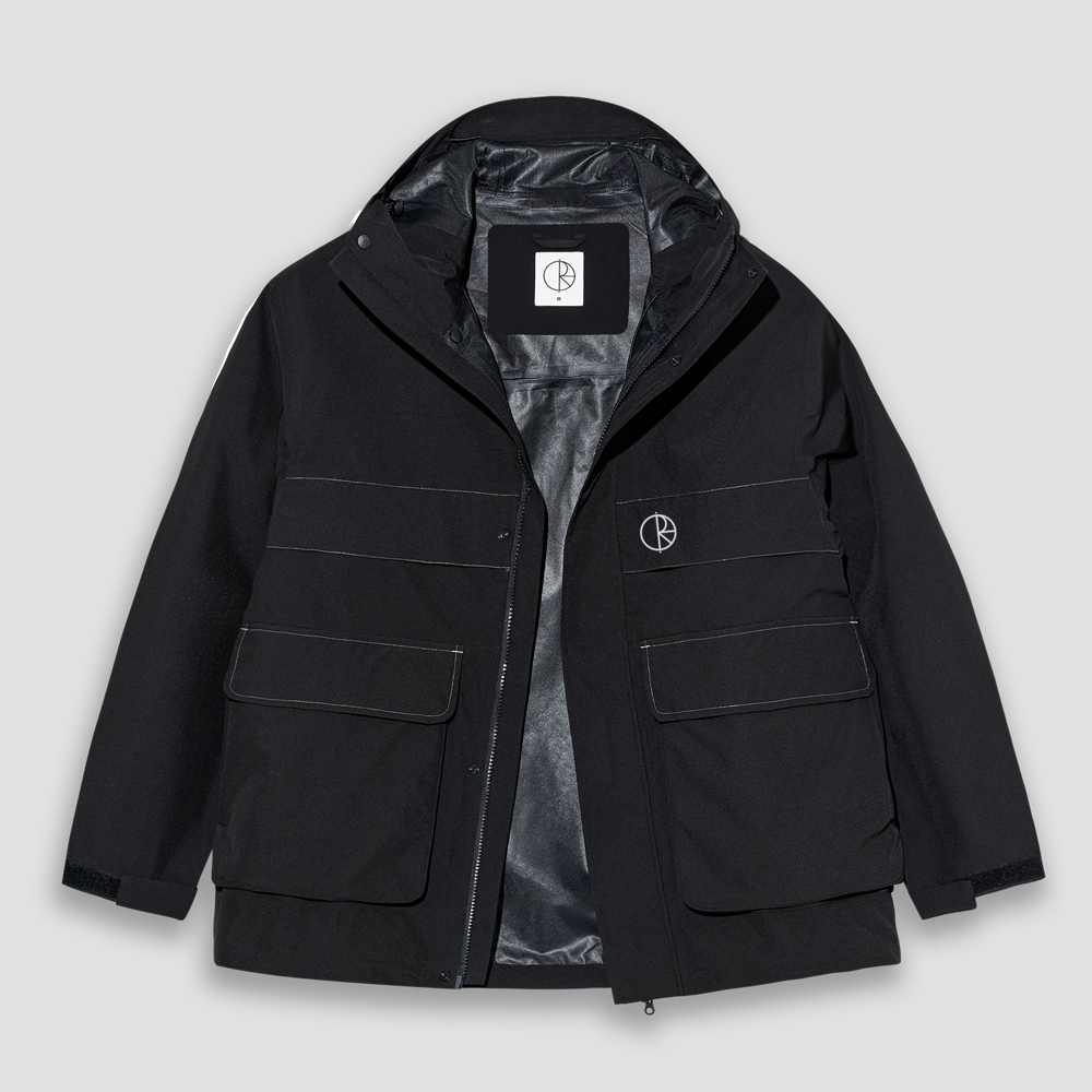 Polar Cargo Shell Jacket Black / Silver