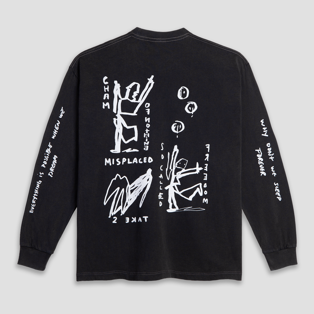 Polar On Repeat Longsleeve T-Shirt Black