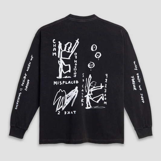 Polar On Repeat Longsleeve T-Shirt Black