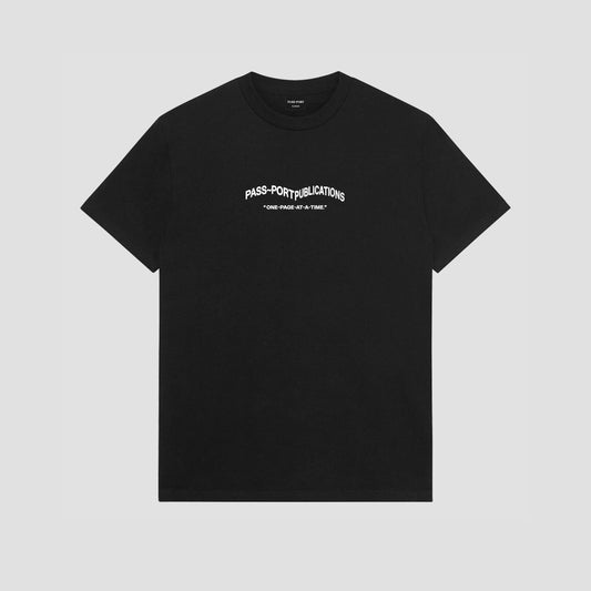 Passport Publish T-Shirt Black