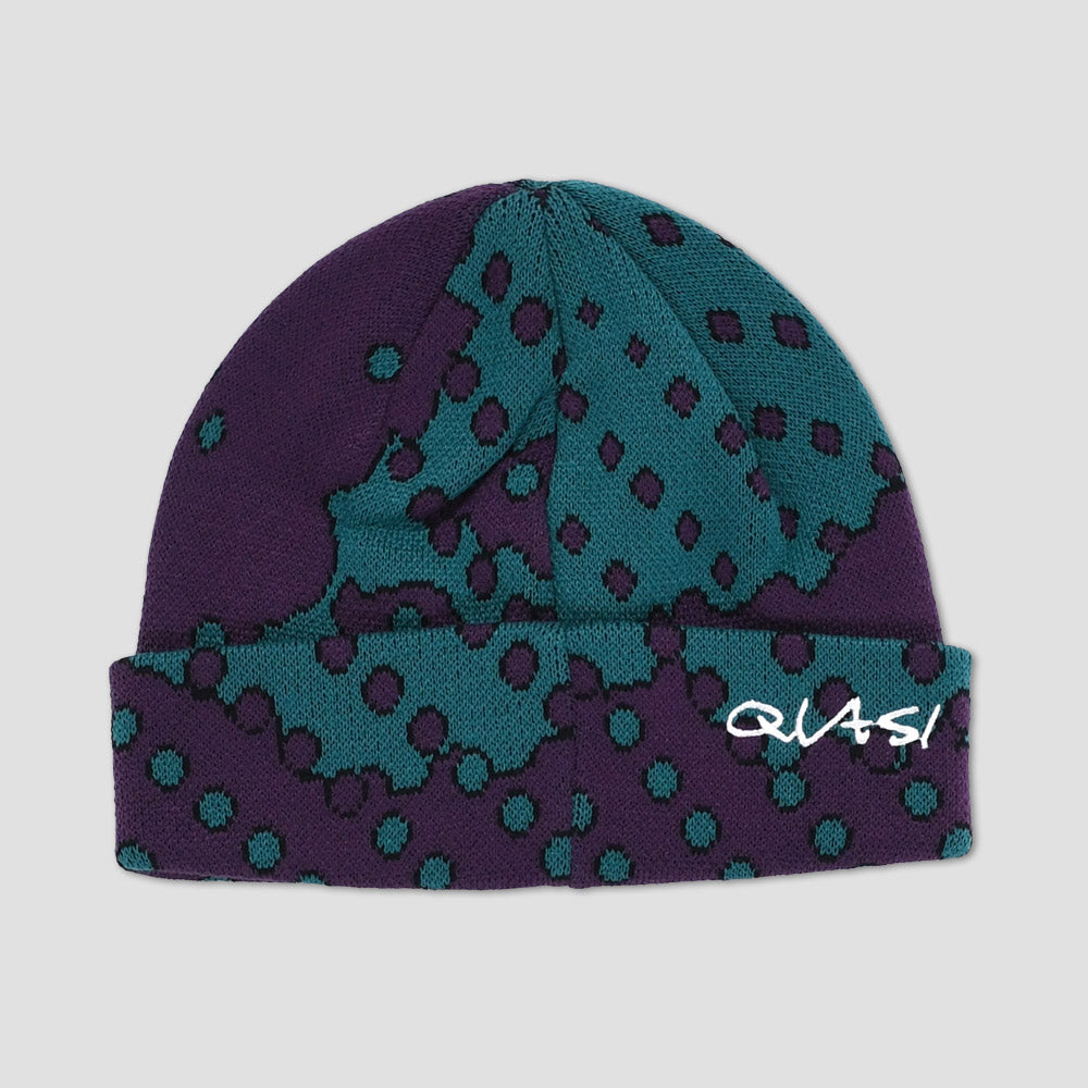 Quasi Dither Beanie Eggplant