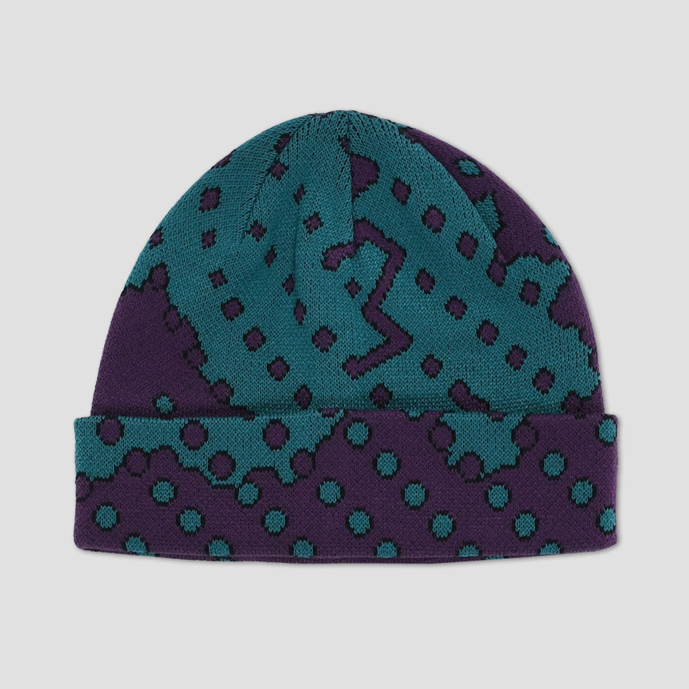 Quasi Dither Beanie Eggplant