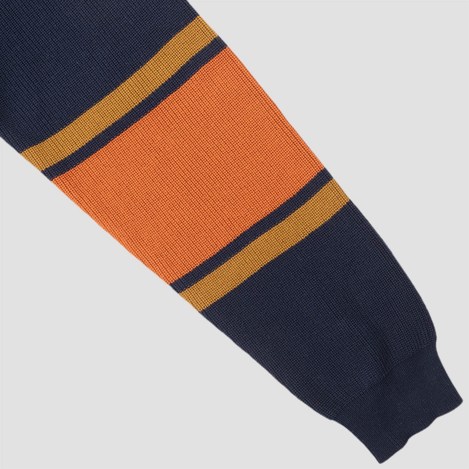 PassPort Organic Cotton Stripe Knit Sweater Navy