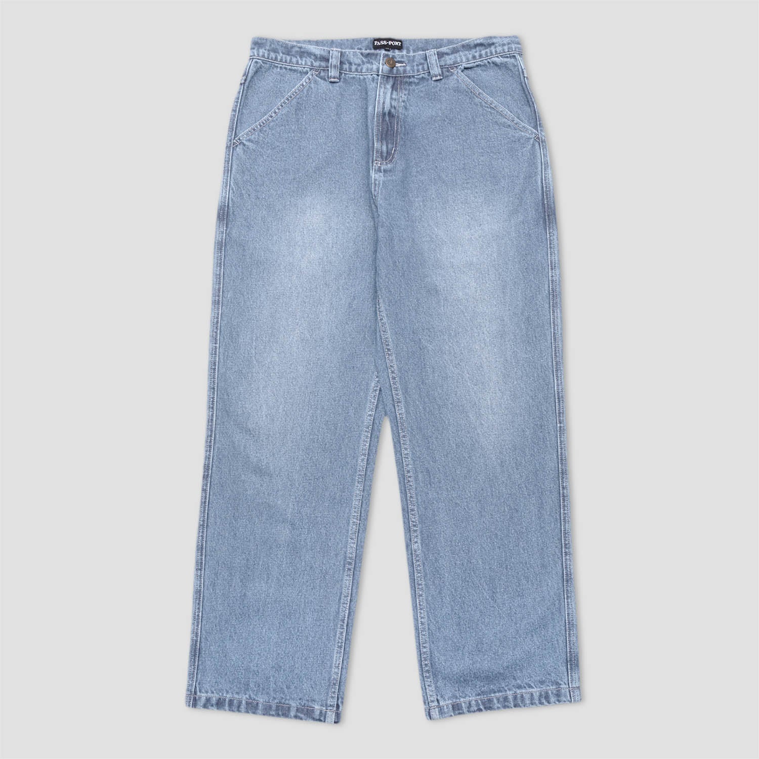PassPort Workers Club Jean Faded Wash Light Indigo