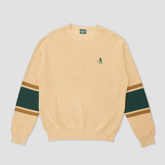 PassPort Organic Cotton Stripe Knit Sweater Cream