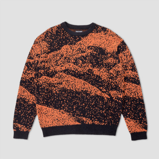 PassPort Cave~in Mohair Sweater Black / Bronze