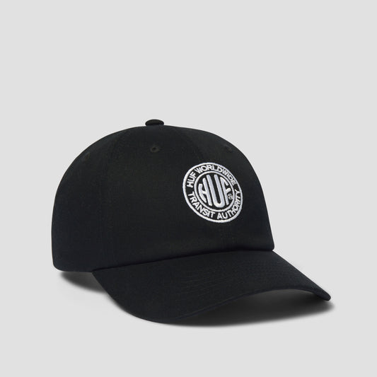 HUF Regional 6 Panel CV Hat Black / White