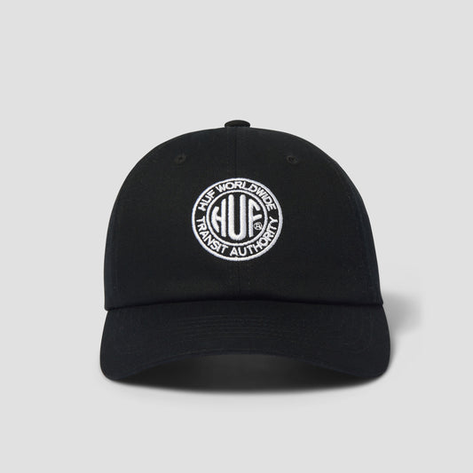 HUF Regional 6 Panel CV Hat Black / White