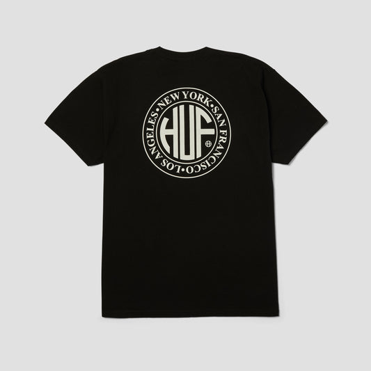 HUF Regional T-Shirt Black / White