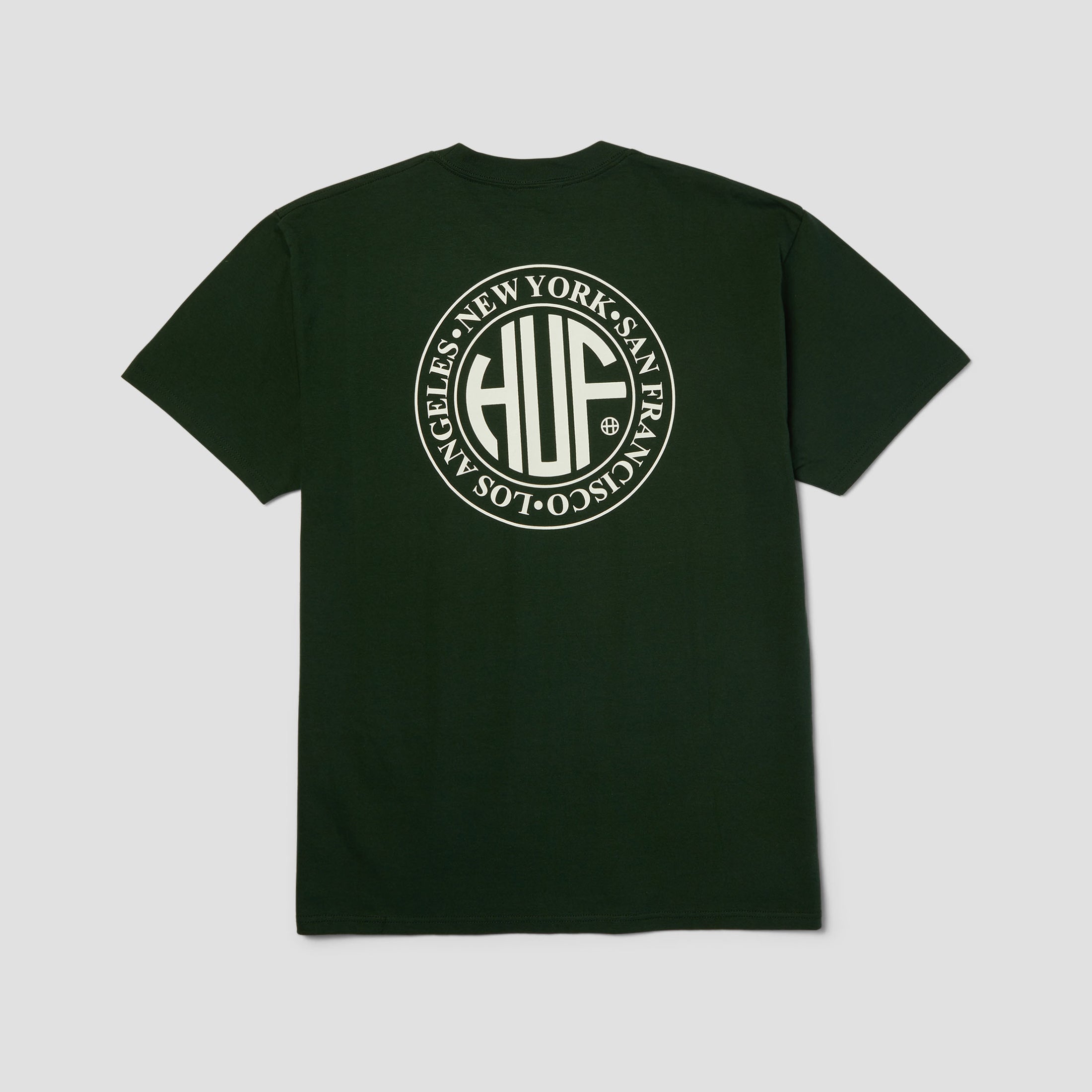 HUF Regional T-Shirt Forest Green / White