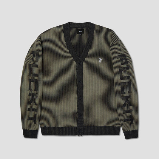 HUF Repeater Cardigan Asphalt