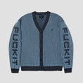 Load image into Gallery viewer, HUF Repeater Cardigan Washed Blue
