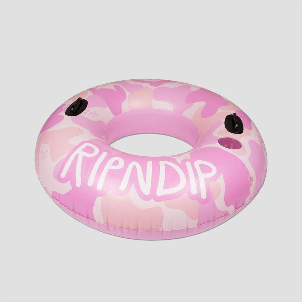 RIPNDIP Tube Pool Float Pink Camp