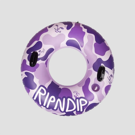 RIPNDIP Tube Pool Float Purple Camo