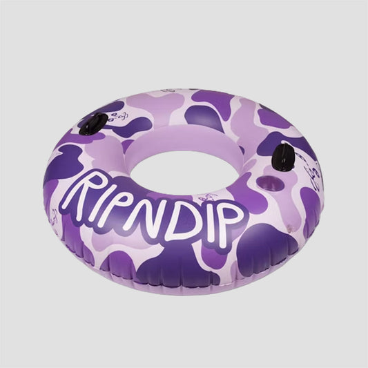 RIPNDIP Tube Pool Float Purple Camo