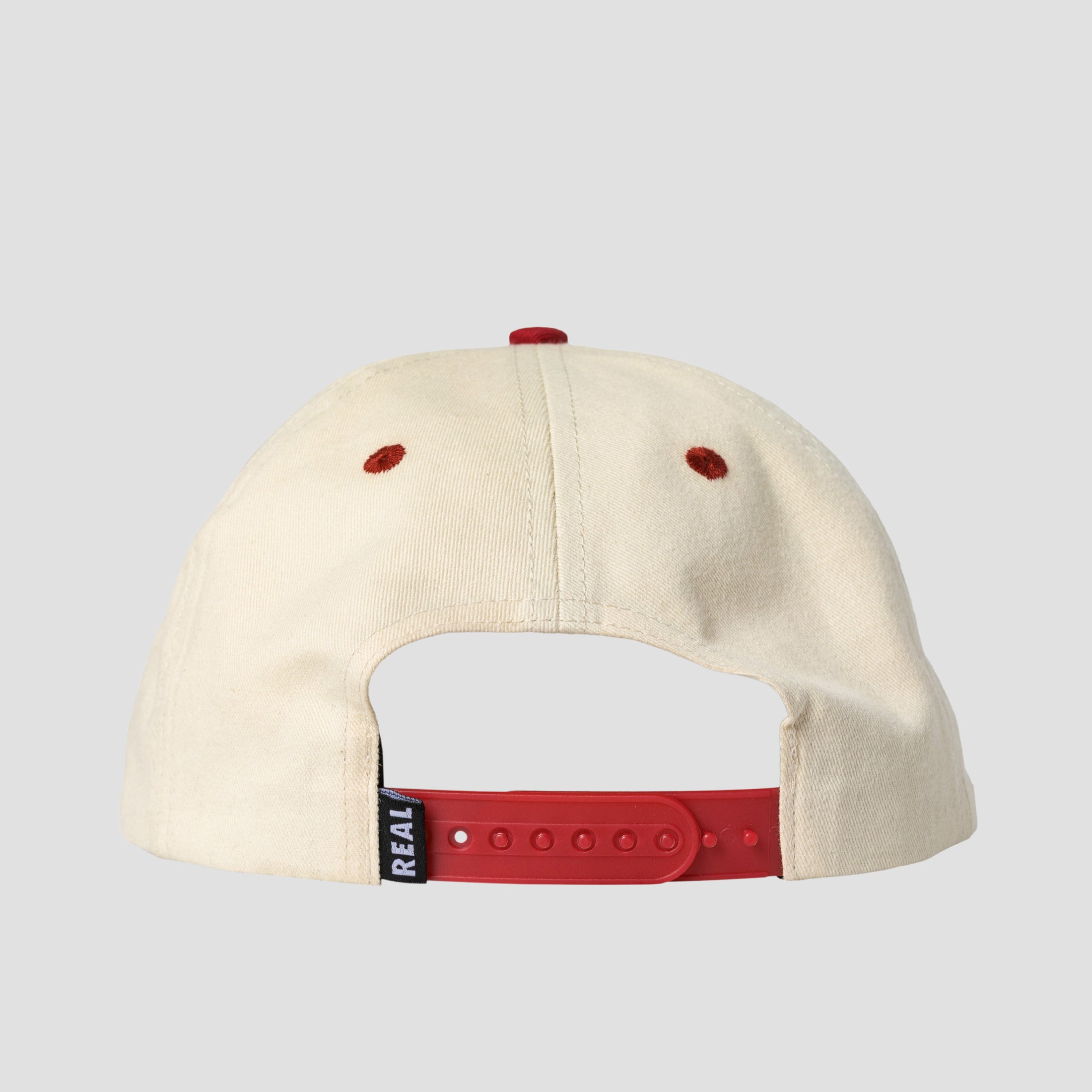 Real Pier 7 Cap Natural / Maroon