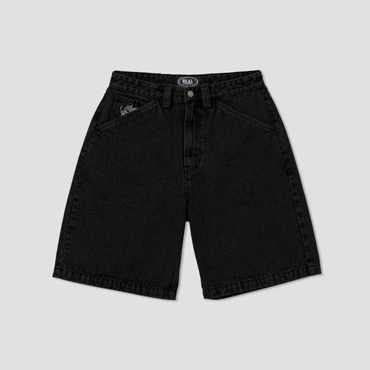 Real Street Cleaner Short Black Stone / Acid Wash