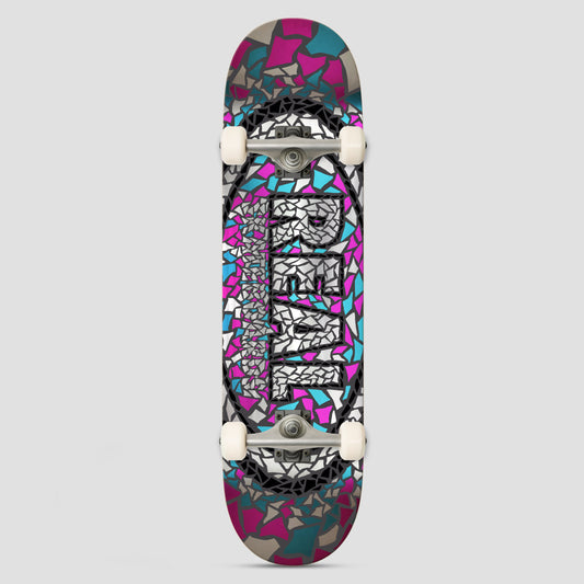 Real 7.3 Foil Mosaic Series Complete Skateboard Pink