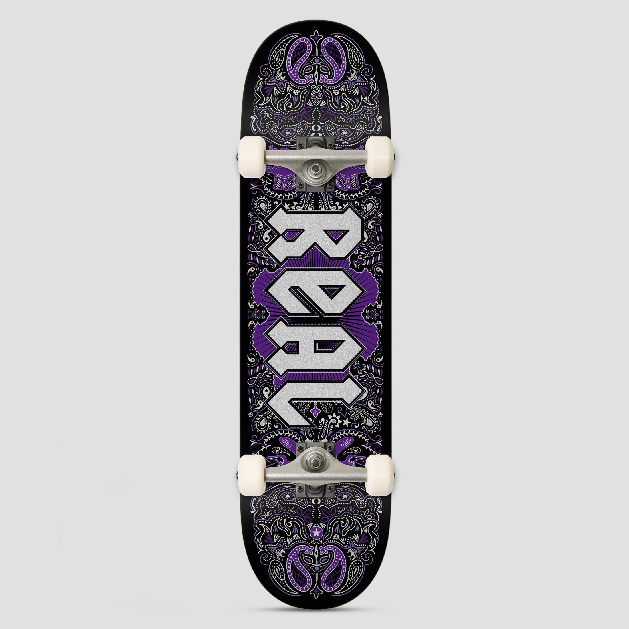 Real 8.25 Bandana Series Complete Skateboard Purple