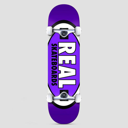 Real 8.25 Classic Oval Complete Skateboard Purple