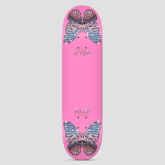 Real 8.25 Ishod Mariposa Chrome Twin Tail Skateboard Deck Pink