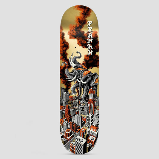 Real 8.38 Praman Rampage Ltd Skateboard Deck Gold