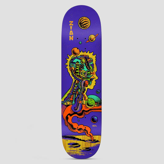 Real 8.38 Zion Artificial True Fit Skateboard Deck Purple