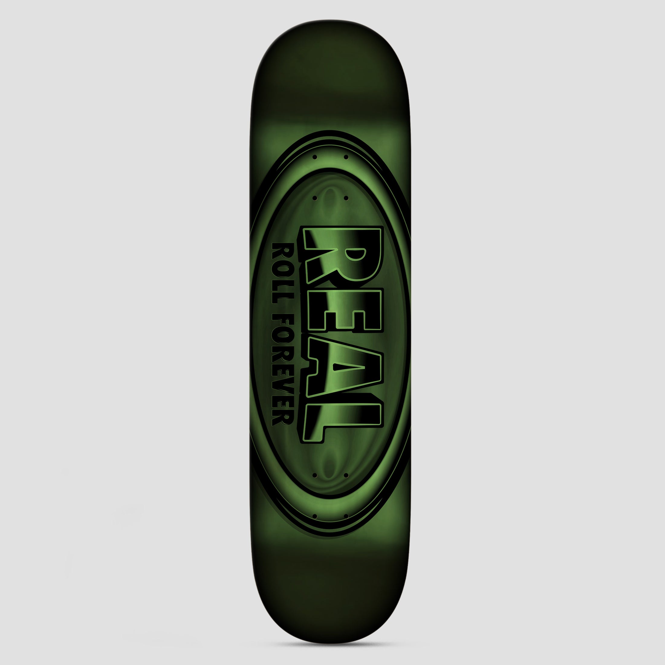 Real 8.5 DBX Team Oval Full Skateboard Deck Green