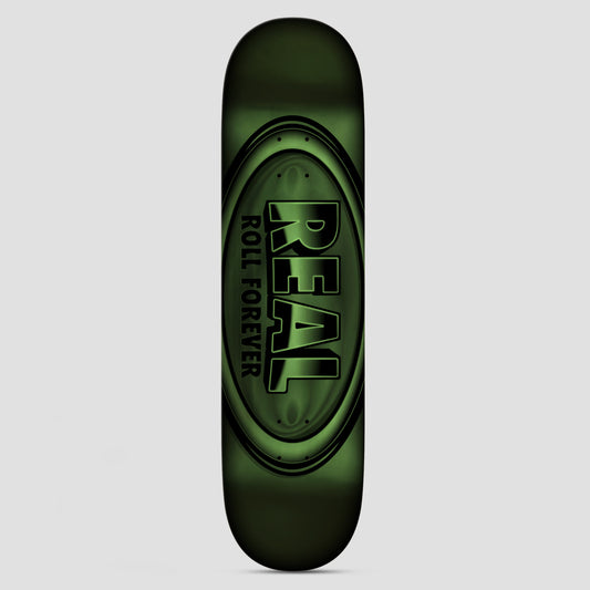 Real 8.5 DBX Team Oval Full Skateboard Deck Green