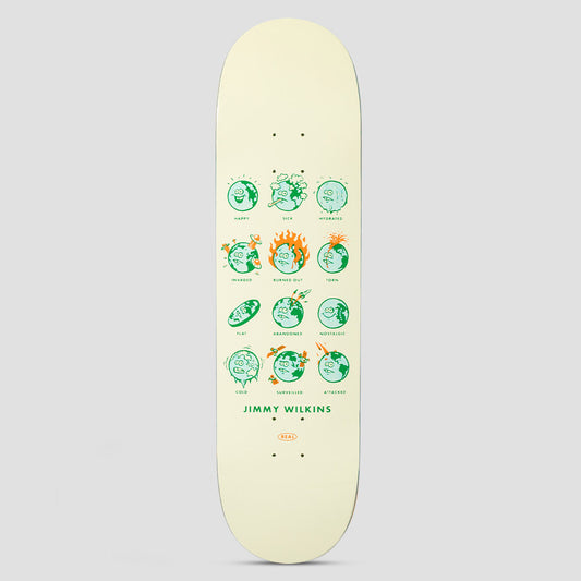 Real 8.5 Jimmy How Are You Skateboard Deck Cream