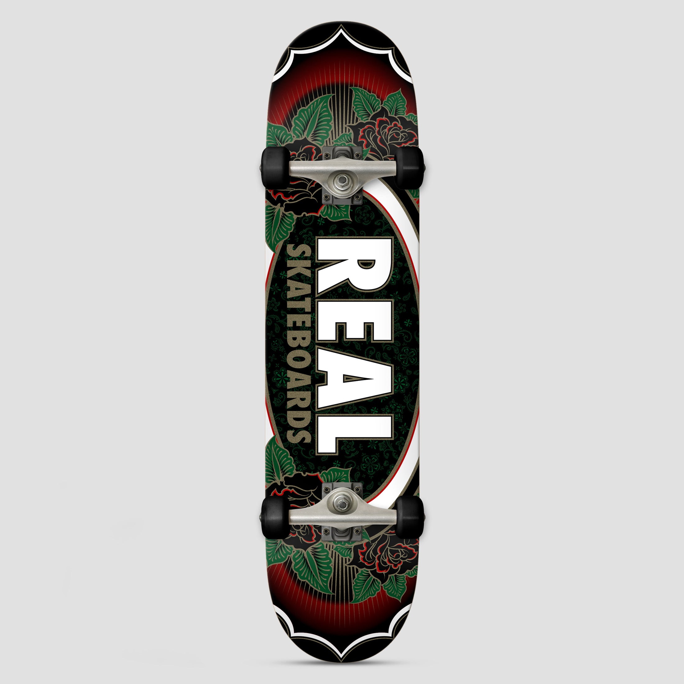 Real 8.5 Rose Oval Complete Skateboard