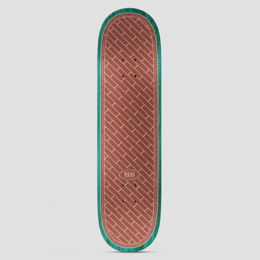 Real 8.5 Team EMB Skateboard Deck White