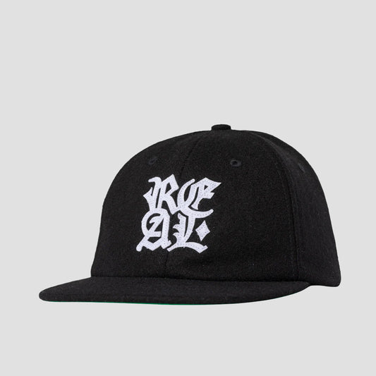 Real Stacked Snapback Cap Black