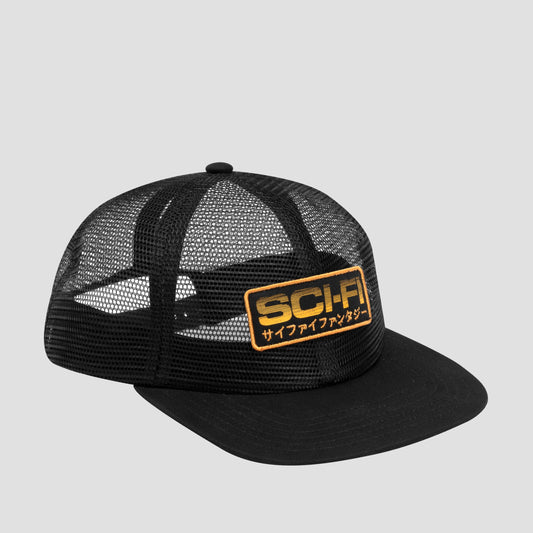 Sci-Fi Fantasy Mesh Hat Black