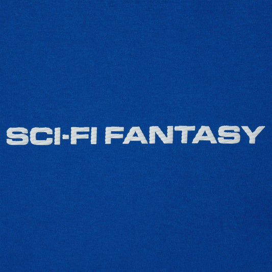 Sci-Fi Fantasy Textured Logo T-Shirt Royal