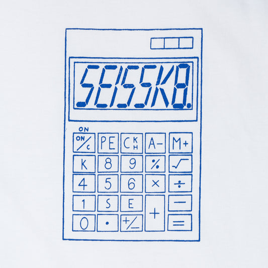 SE15SK8 Skl Calc T-Shirt White