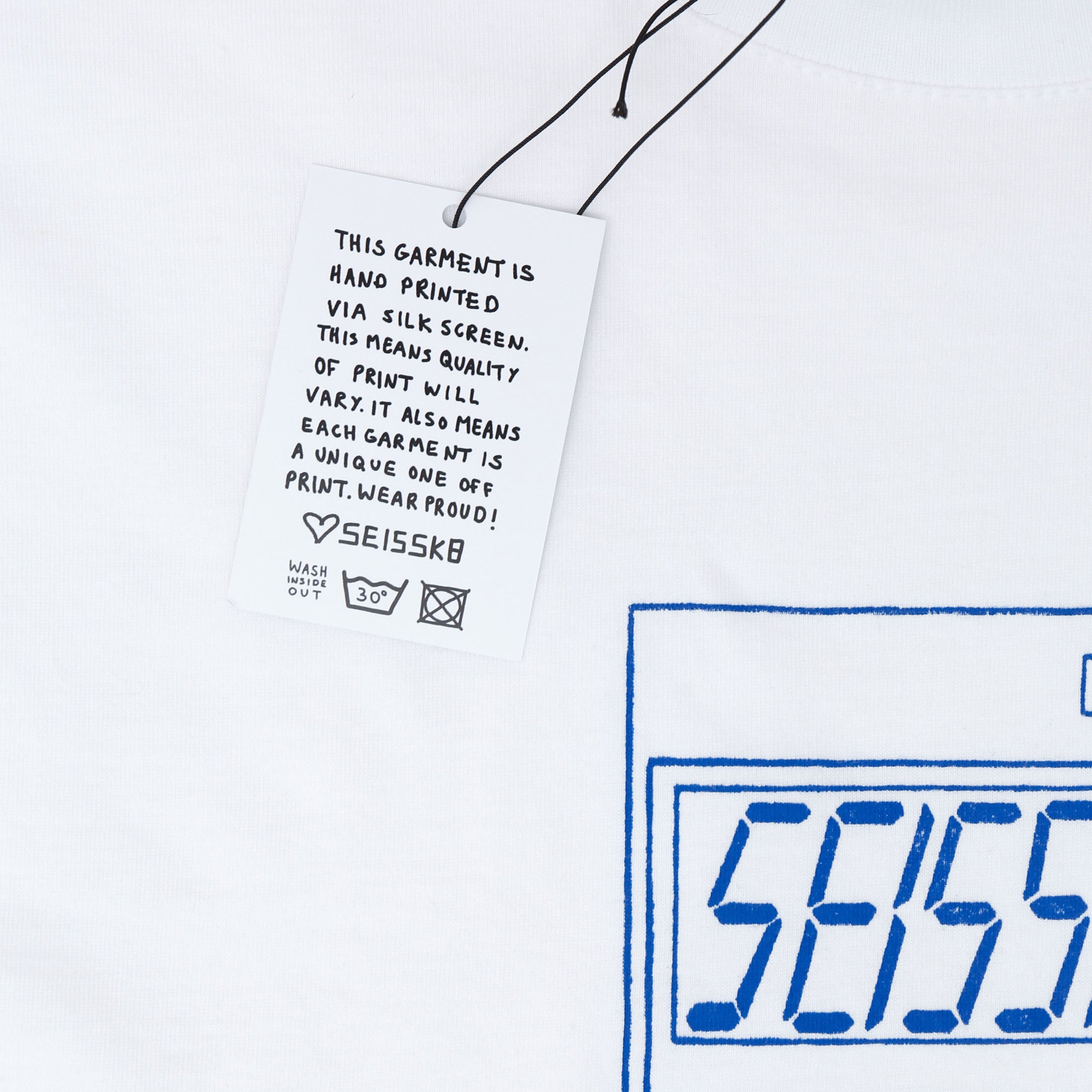 SE15SK8 Skl Calc T-Shirt White