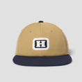 Load image into Gallery viewer, HUF Serif H 6 Panel Snapback Khaki
